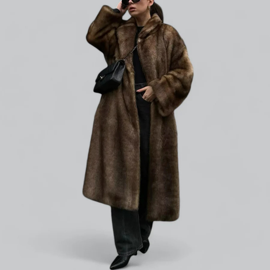 Damen Winter Langer Stylischer Trench Mantel | Lang