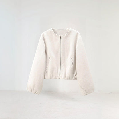 Damen Langarm Übergangsjacke | Gekürzte Passform