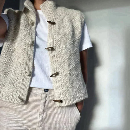 Damen Strickweste | Beige