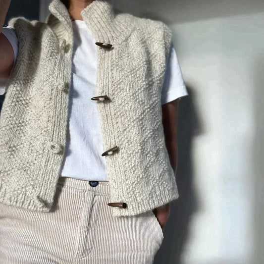 Damen Strickweste | Beige