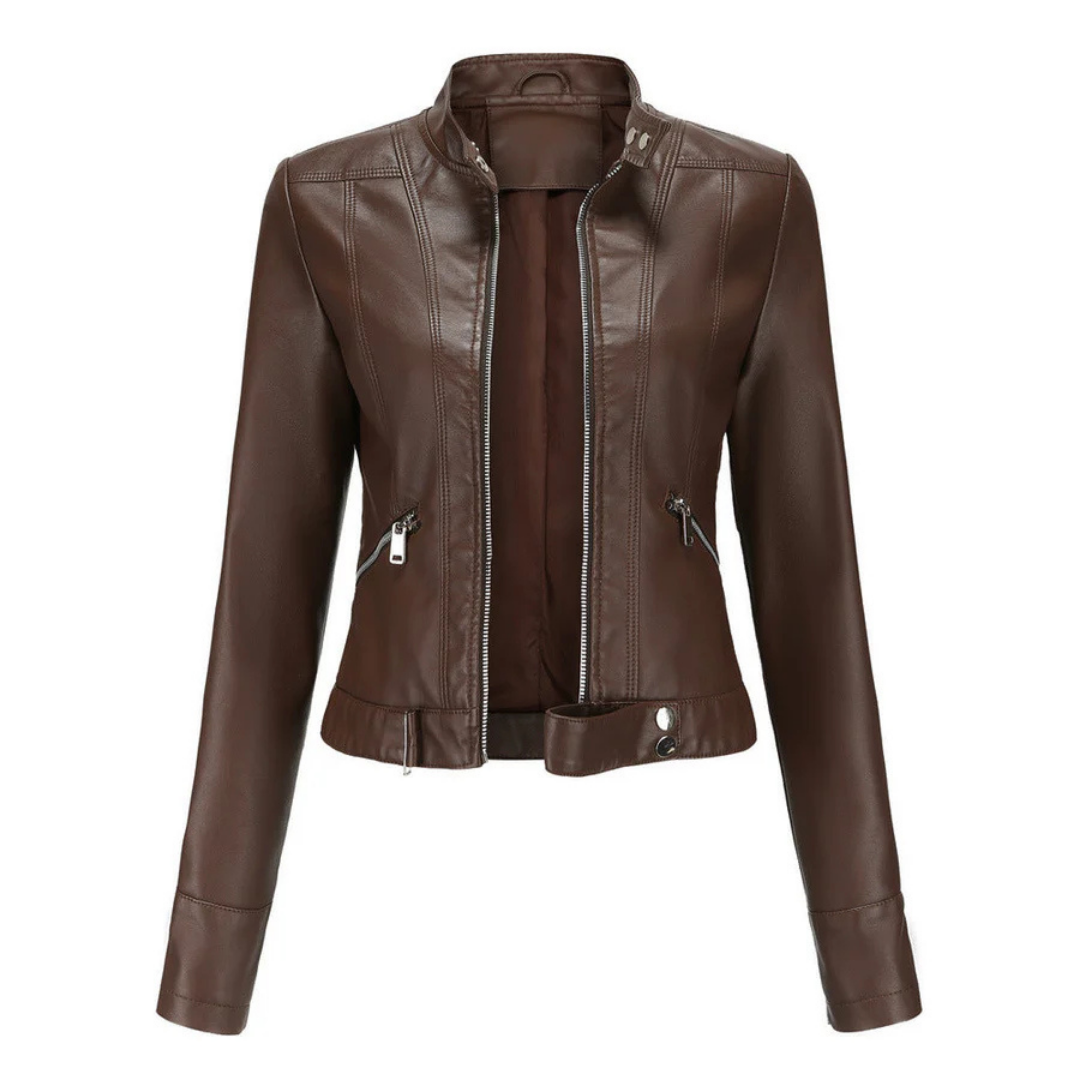 Wasserdichte Kurze Jacke Für Damen | Langarm
