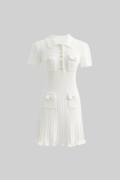 Kurzes Ärmeldiamantkleid