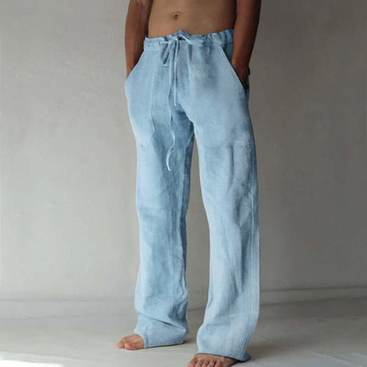 Leinenhose Mit Kordelzug Für Herren | Sommer
