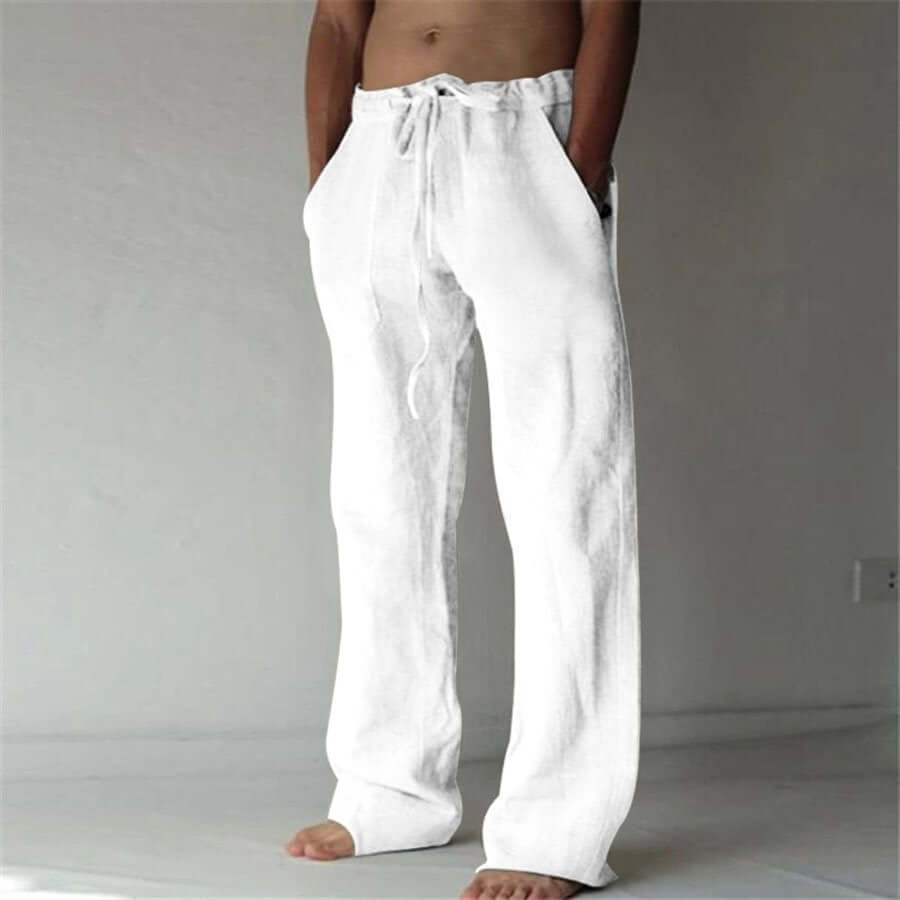 Leinenhose Mit Kordelzug Für Herren | Sommer