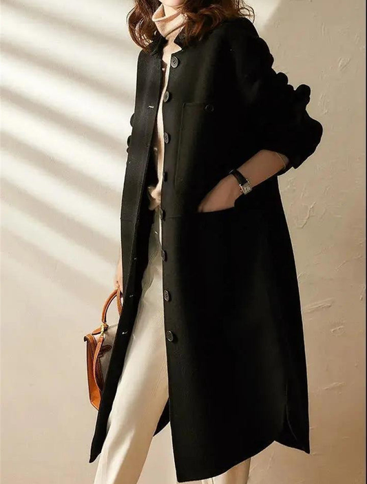 Stilvoller Langer Trenchcoat für Damen | Winter