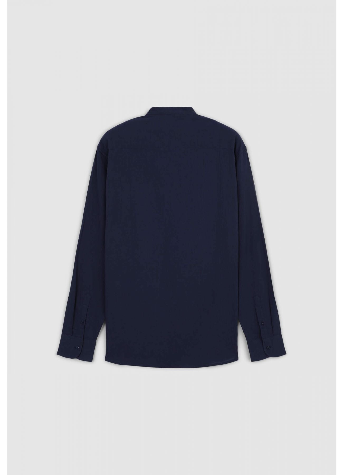 Koreanisches Hemd Marineblau