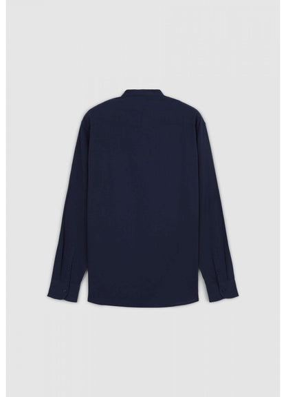 Koreanisches Hemd Marineblau
