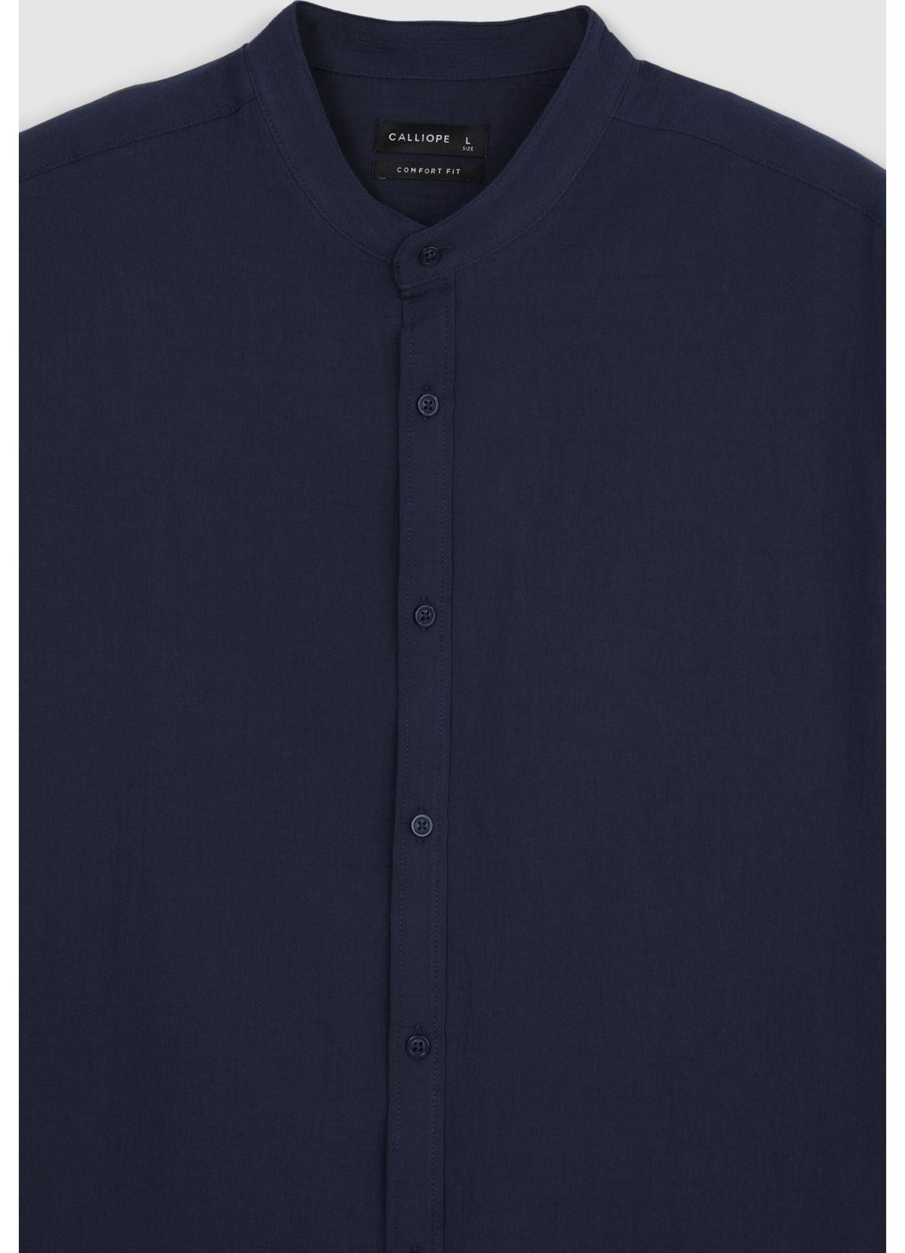 Koreanisches Hemd Marineblau