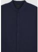Koreanisches Hemd Marineblau