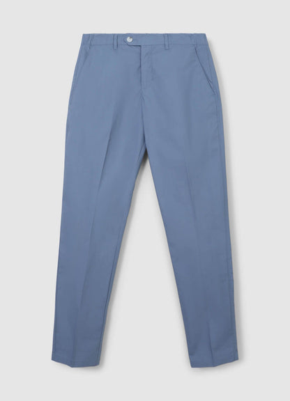 Chino-Hose aus Baumwolle Fernblau