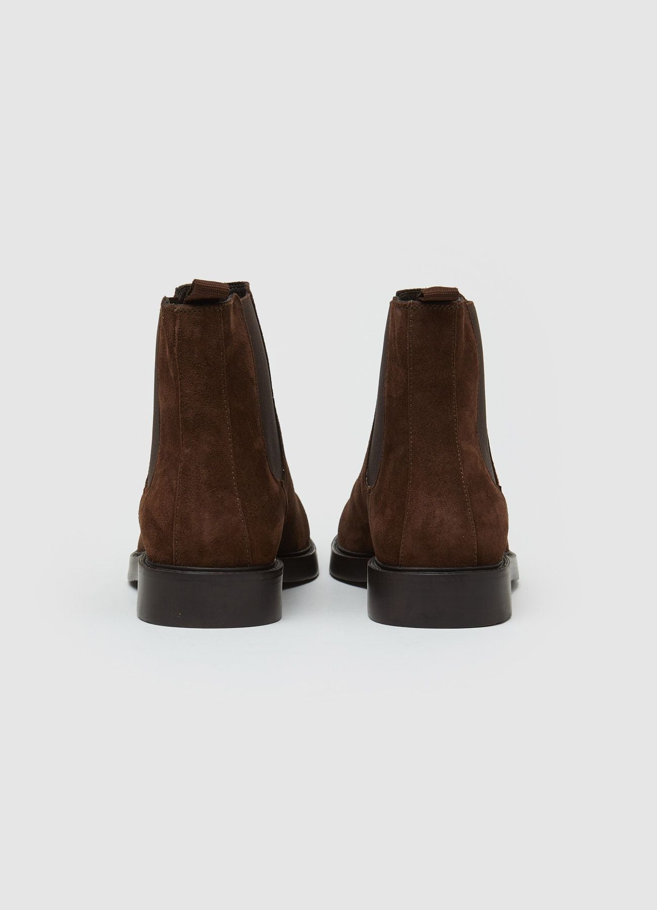 Wildleder-Stiefelette Braun
