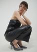 Besetzte Pumps Ultrablack