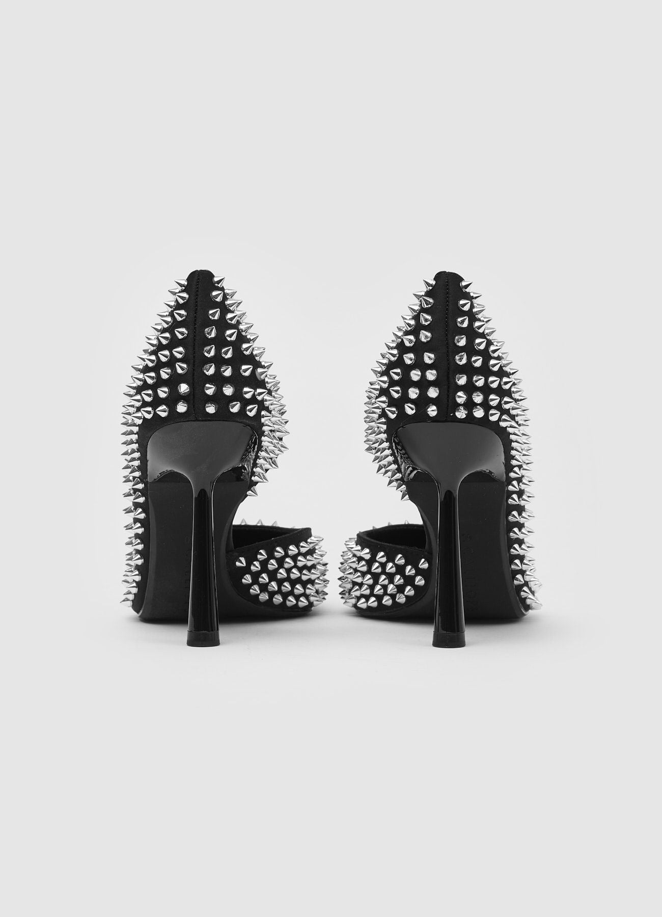 Besetzte Pumps Ultrablack
