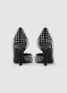 Besetzte Pumps Ultrablack