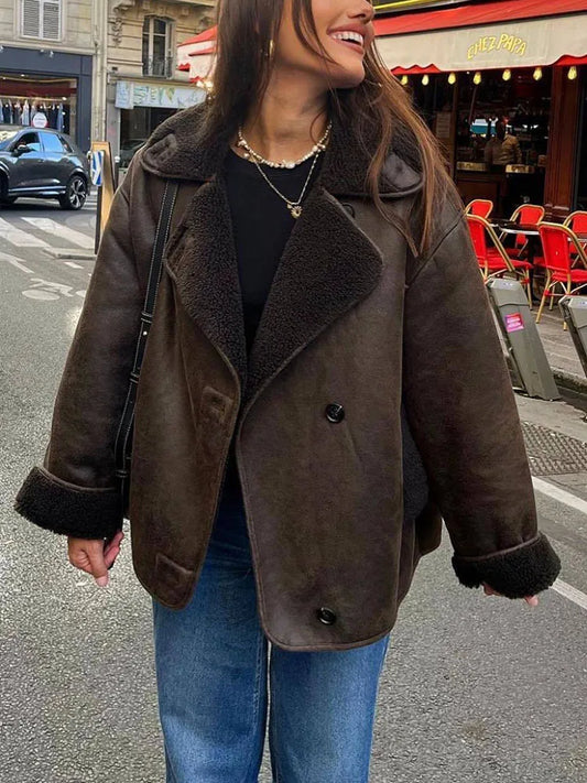 Luxuriöse Fleece Jacke für Damen | Warme