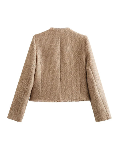 Damen Elegante Cropped Blazer | Klassisch