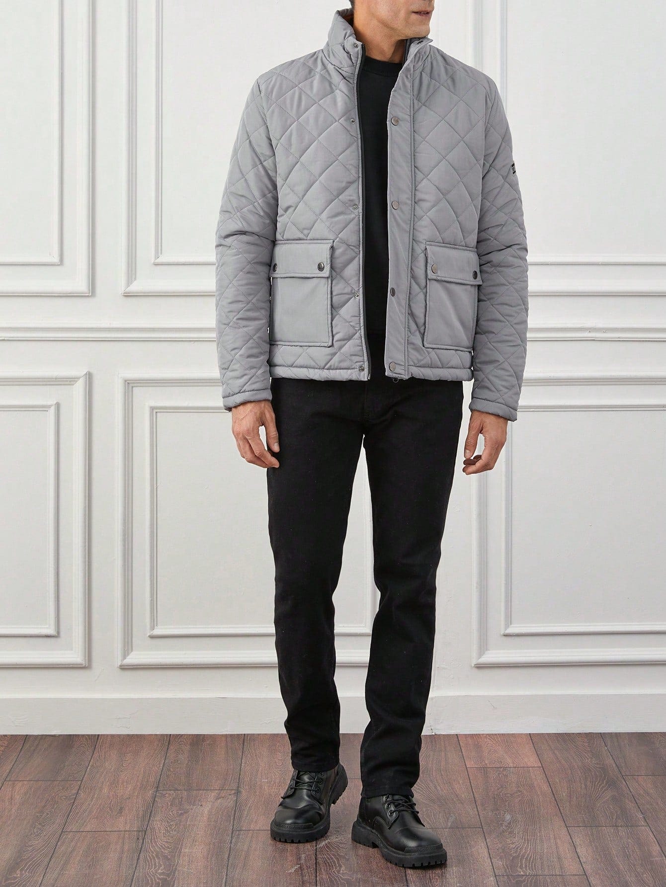Herren Winter Steppjacke | Langarm