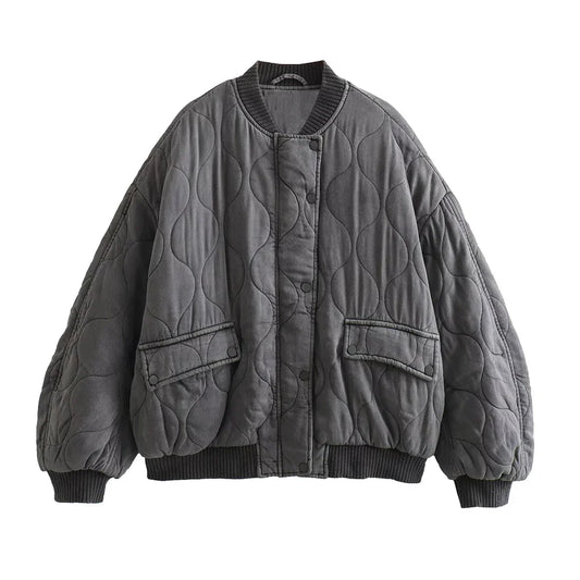 Damen Winter Steppjacke | Locker Geschnittene