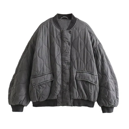 Damen Winter Steppjacke | Locker Geschnittene