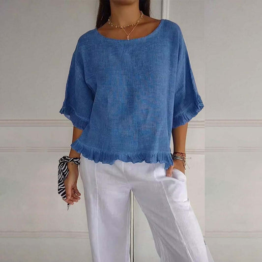 Damen Sommer Elegante Bluse | Leicht